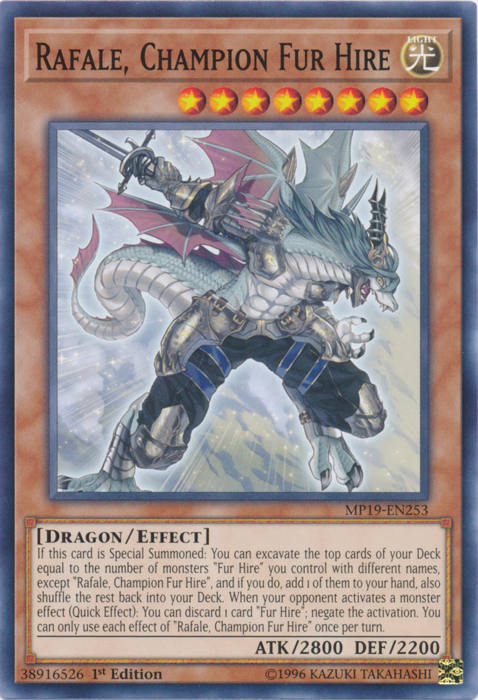 Rafale, Champion Fur Hire [MP19-EN253] Common | Jomio and Rueliete's Cards and Comics