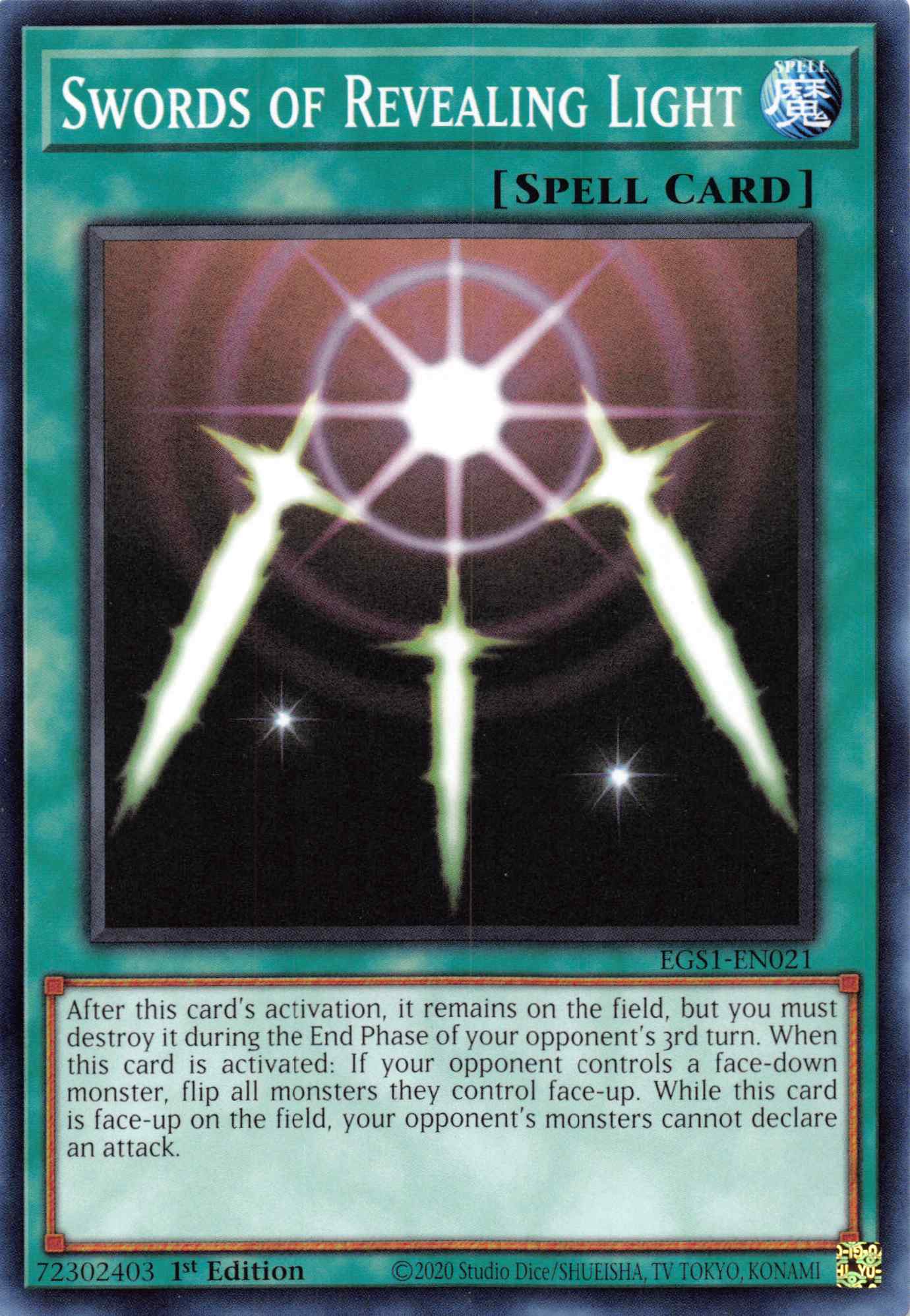 Swords of Revealing Light [EGS1-EN021] Common | Jomio and Rueliete's Cards and Comics