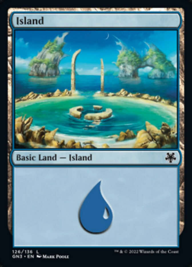Island (126) [Game Night: Free-for-All] | Jomio and Rueliete's Cards and Comics