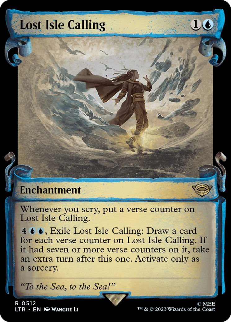 Lost Isle Calling [The Lord of the Rings: Tales of Middle-Earth Showcase Scrolls] | Jomio and Rueliete's Cards and Comics