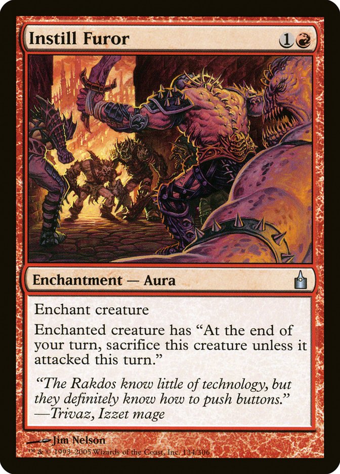 Instill Furor [Ravnica: City of Guilds] | Jomio and Rueliete's Cards and Comics