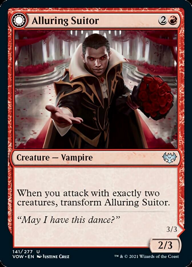 Alluring Suitor // Deadly Dancer [Innistrad: Crimson Vow] | Jomio and Rueliete's Cards and Comics