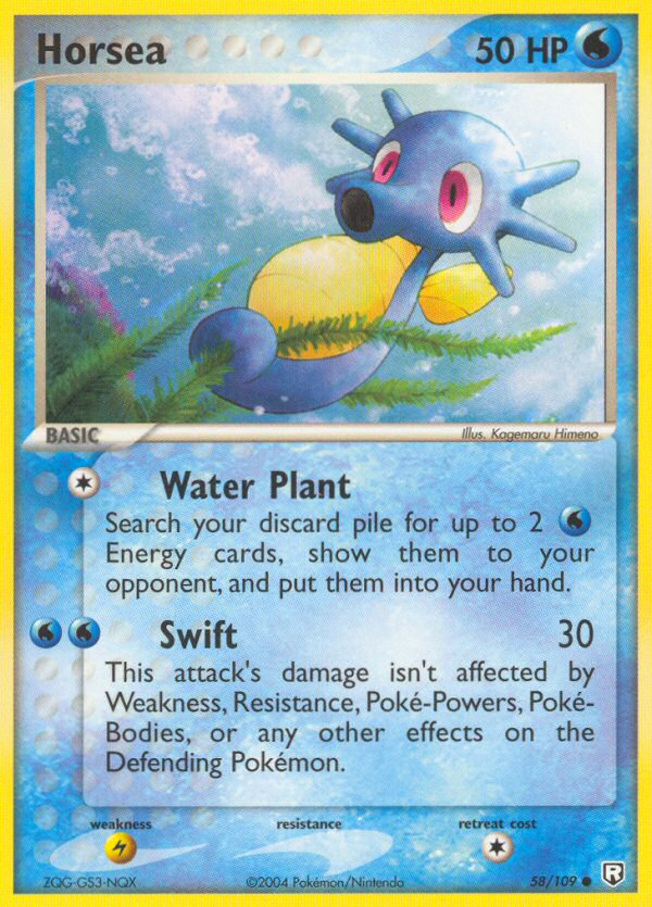 Horsea (58/109) [EX: Team Rocket Returns] | Jomio and Rueliete's Cards and Comics