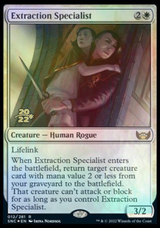 Extraction Specialist [Streets of New Capenna Prerelease Promos] | Jomio and Rueliete's Cards and Comics