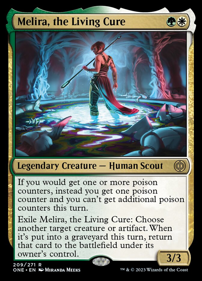 Melira, the Living Cure [Phyrexia: All Will Be One] | Jomio and Rueliete's Cards and Comics