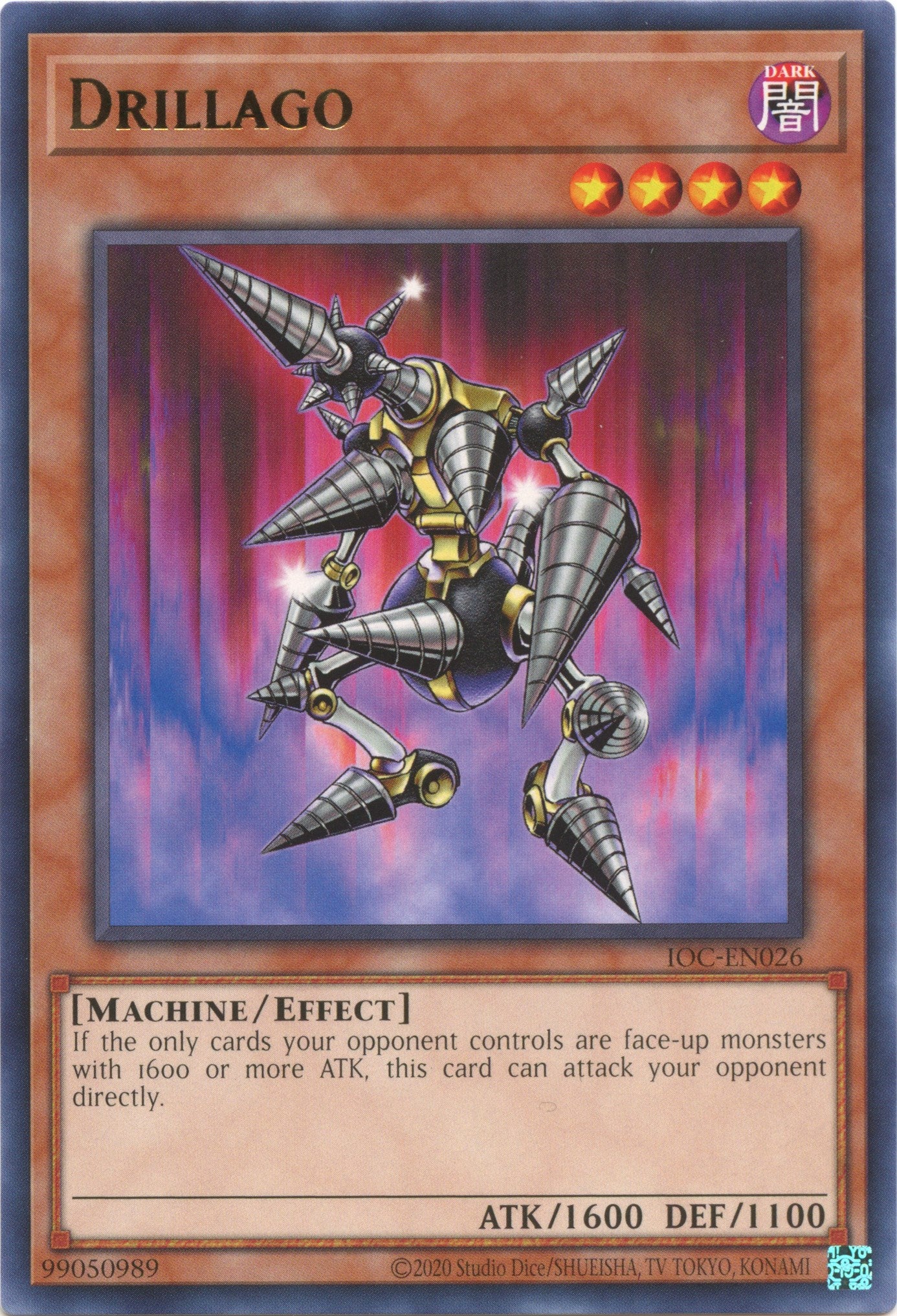Drillago (25th Anniversary) [IOC-EN026] Rare | Jomio and Rueliete's Cards and Comics
