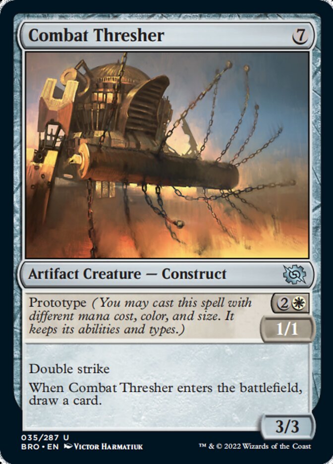 Combat Thresher [The Brothers' War] | Jomio and Rueliete's Cards and Comics