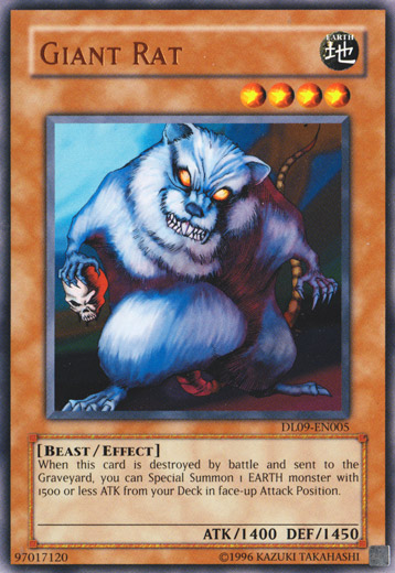 Giant Rat (Bronze) [DL09-EN005] Rare | Jomio and Rueliete's Cards and Comics