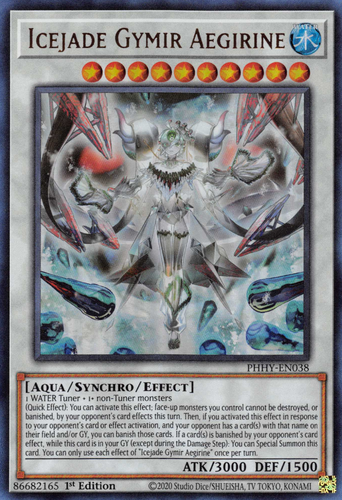 Icejade Gymir Aegirine [PHHY-EN038] Ultra Rare | Jomio and Rueliete's Cards and Comics