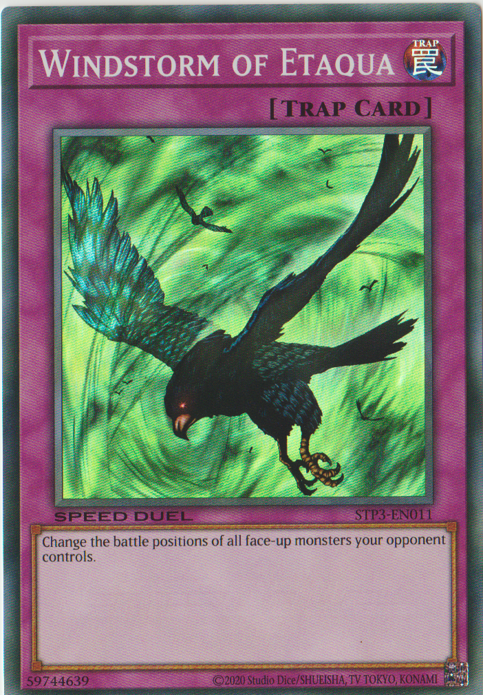 Windstorm of Etaqua [STP3-EN011] Super Rare | Jomio and Rueliete's Cards and Comics