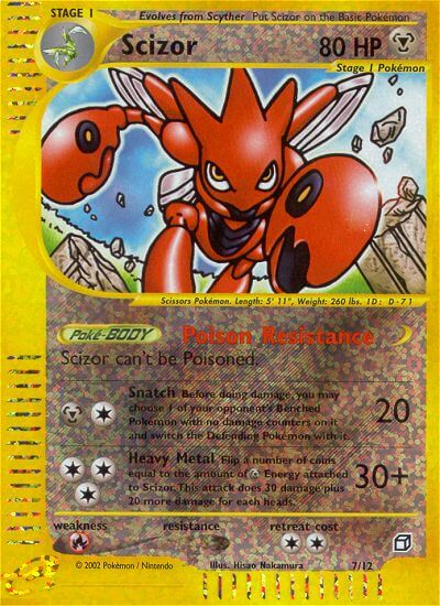 Scizor (7/12) [Box Topper] | Jomio and Rueliete's Cards and Comics