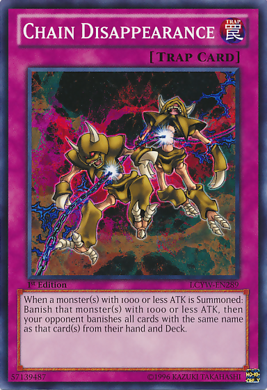 Chain Disappearance [LCYW-EN289] Common | Jomio and Rueliete's Cards and Comics