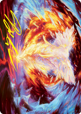 Magma Opus Art Card (Gold-Stamped Signature) [Strixhaven: School of Mages Art Series] | Jomio and Rueliete's Cards and Comics