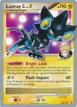 Luxray GL LV.X (109/111) (Crowned Tiger - Tsubasa Nakamura) [World Championships 2009] | Jomio and Rueliete's Cards and Comics