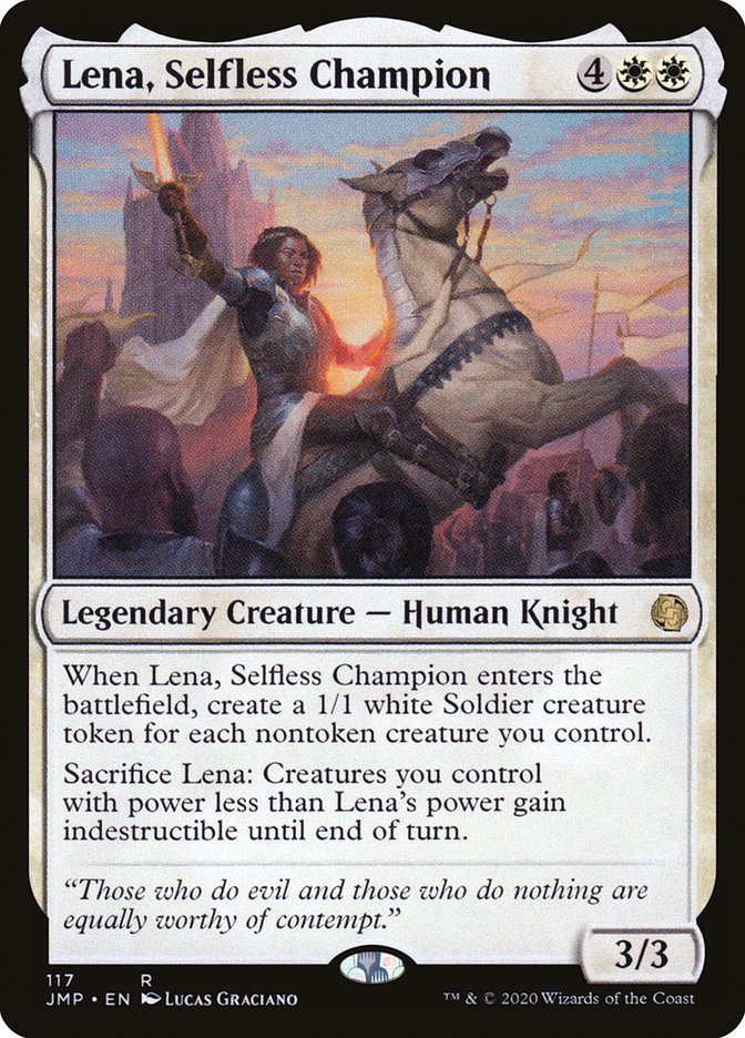 Lena, Selfless Champion [Jumpstart] | Jomio and Rueliete's Cards and Comics
