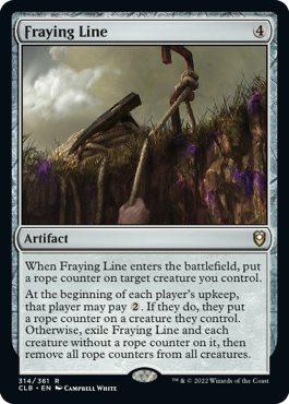 Fraying Line [Commander Legends: Battle for Baldur's Gate] | Jomio and Rueliete's Cards and Comics