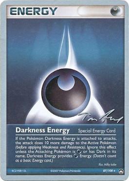 Darkness Energy (87/108) (Legendary Ascent - Tom Roos) [World Championships 2007] | Jomio and Rueliete's Cards and Comics