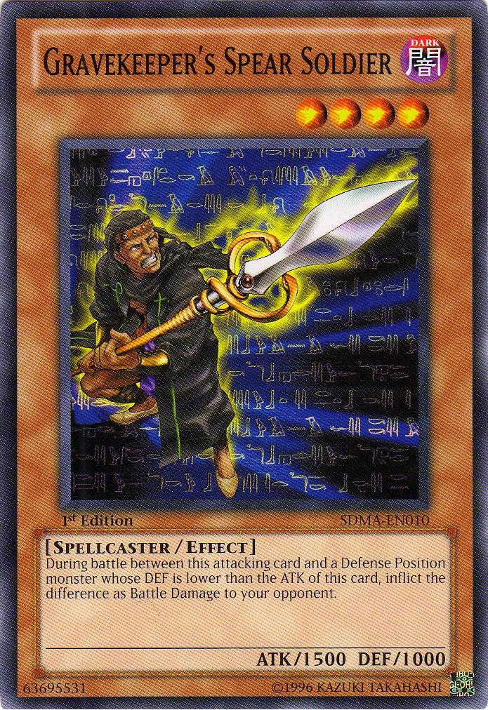 Gravekeeper's Spear Soldier [SDMA-EN010] Common | Jomio and Rueliete's Cards and Comics