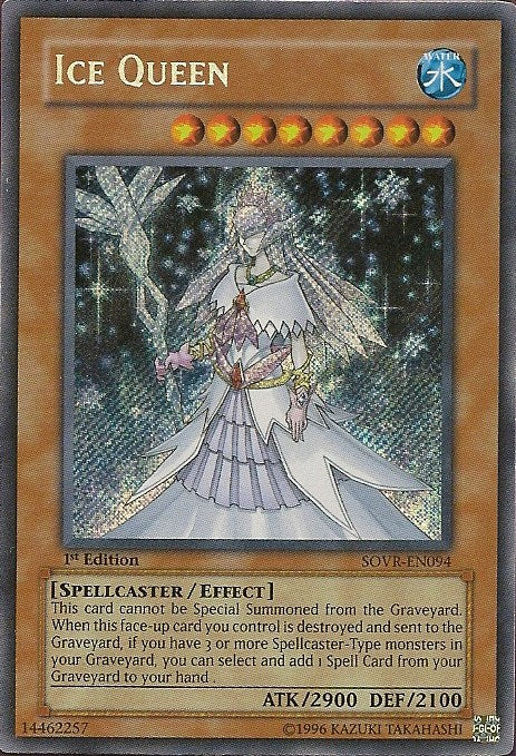 Ice Queen [SOVR-EN094] Secret Rare | Jomio and Rueliete's Cards and Comics