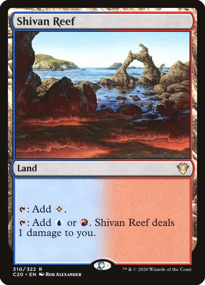 Shivan Reef [Commander 2020] | Jomio and Rueliete's Cards and Comics