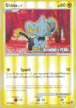 Shinx (98/130) [Burger King Promos: 2008 Collection] | Jomio and Rueliete's Cards and Comics