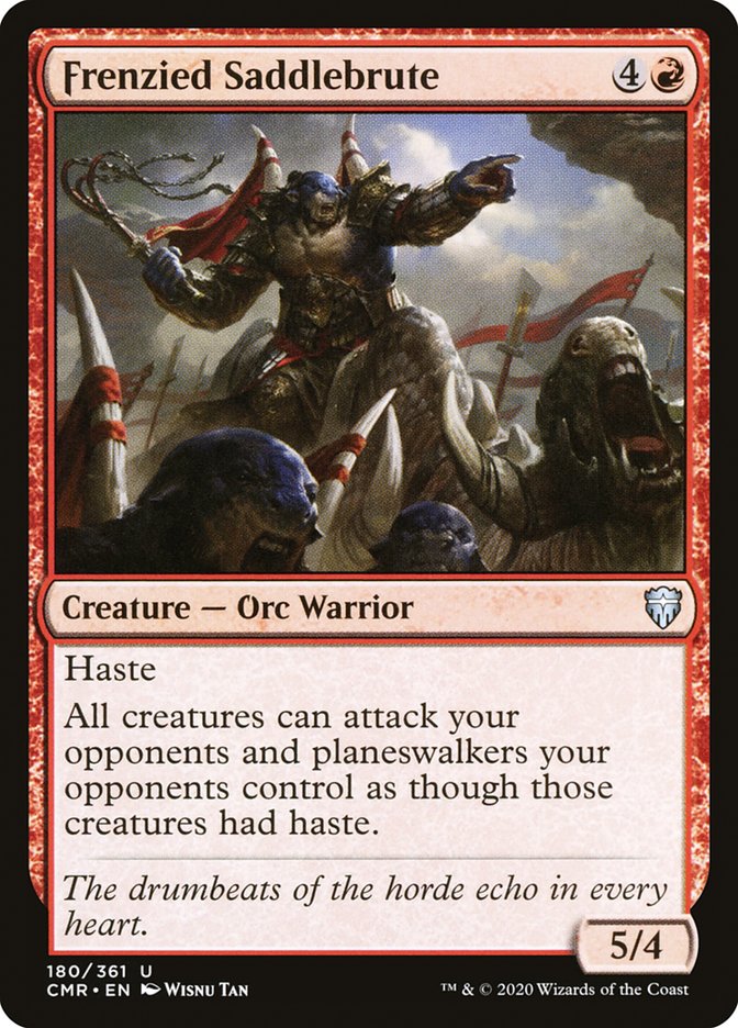 Frenzied Saddlebrute [Commander Legends] | Jomio and Rueliete's Cards and Comics
