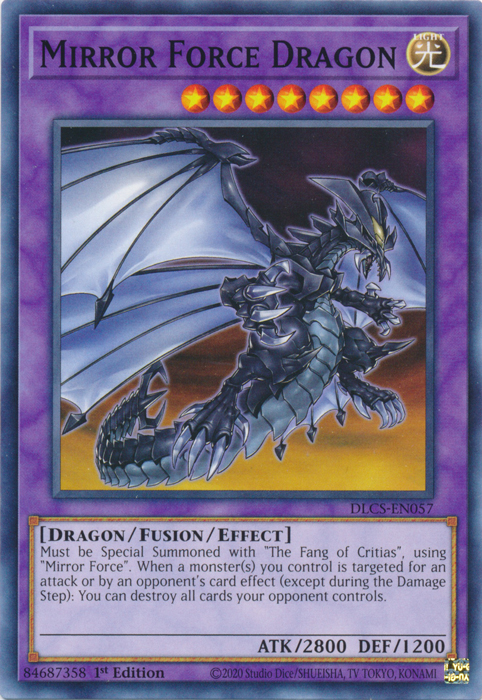 Mirror Force Dragon [DLCS-EN057] Common | Jomio and Rueliete's Cards and Comics