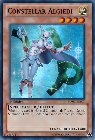 Constellar Algiedi [HA07-EN007] Super Rare | Jomio and Rueliete's Cards and Comics