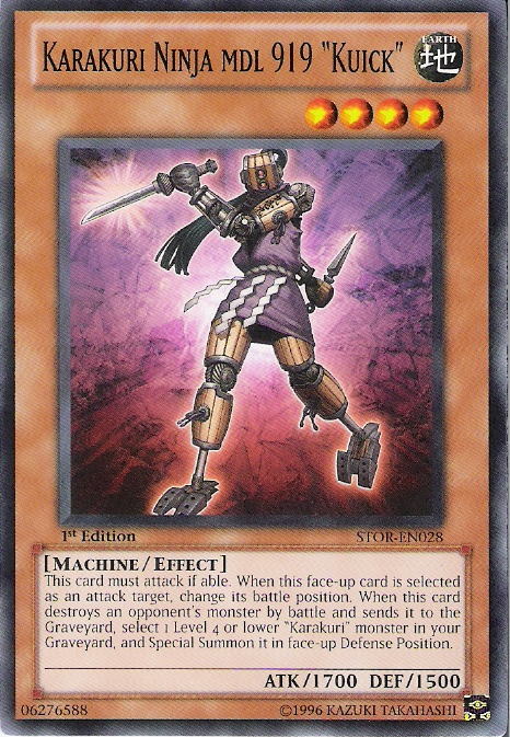 Karakuri Ninja mdl 919 "Kuick" [STOR-EN028] Common | Jomio and Rueliete's Cards and Comics