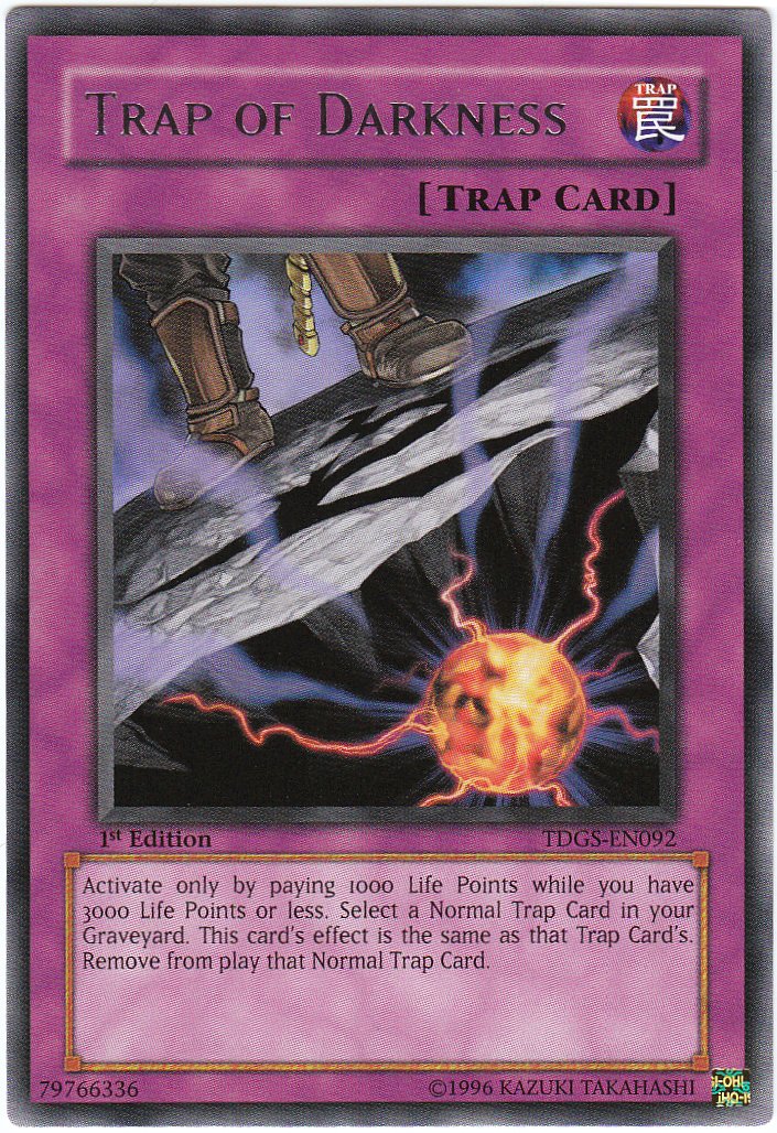 Trap of Darkness [TDGS-EN092] Rare | Jomio and Rueliete's Cards and Comics