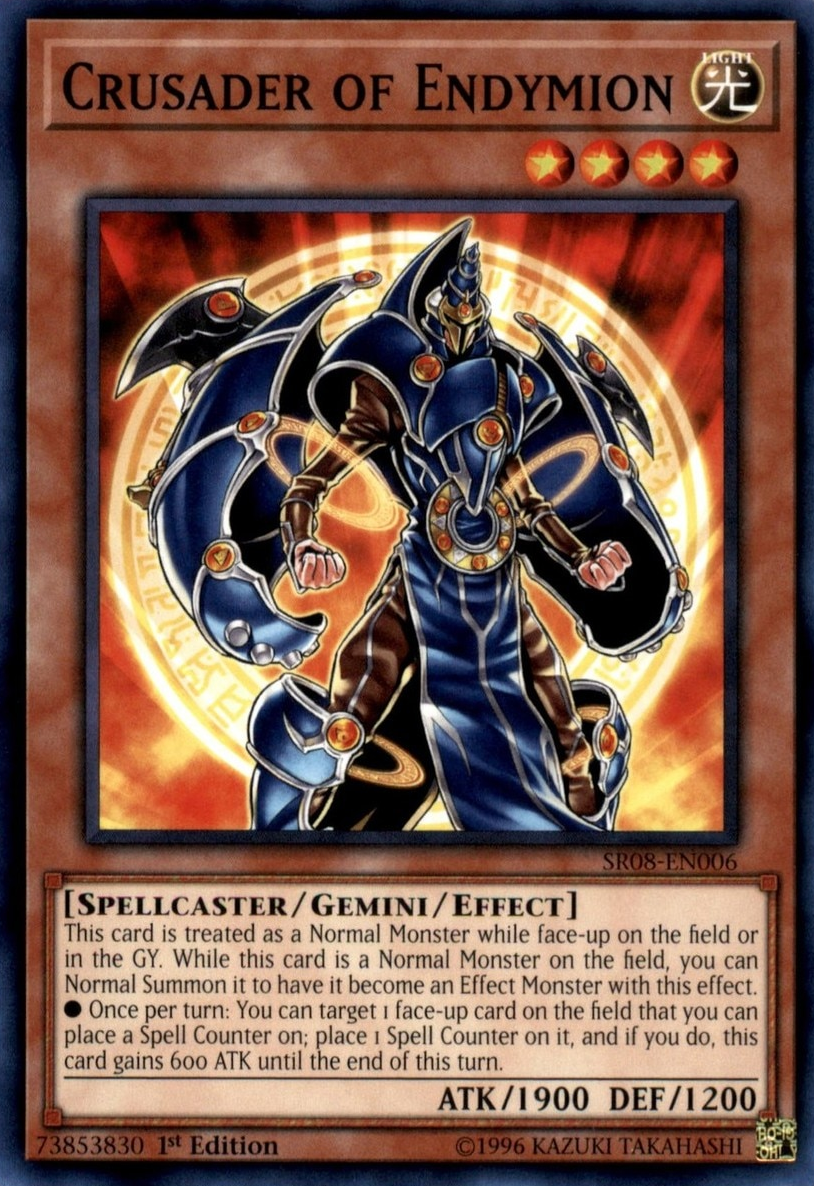 Crusader of Endymion [SR08-EN006] Common | Jomio and Rueliete's Cards and Comics