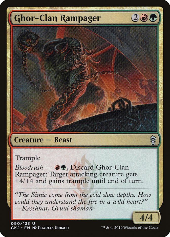 Ghor-Clan Rampager [Ravnica Allegiance Guild Kit] | Jomio and Rueliete's Cards and Comics