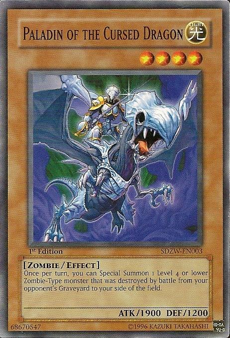 Paladin of the Cursed Dragon [SDZW-EN003] Common | Jomio and Rueliete's Cards and Comics