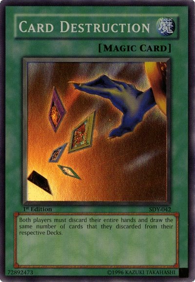 Card Destruction [SDY-042] Super Rare | Jomio and Rueliete's Cards and Comics