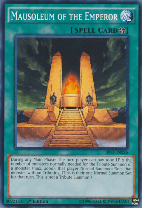 Mausoleum of the Emperor [SR03-EN026] Common | Jomio and Rueliete's Cards and Comics