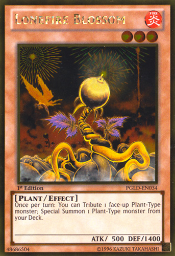 Lonefire Blossom [PGLD-EN034] Gold Rare | Jomio and Rueliete's Cards and Comics