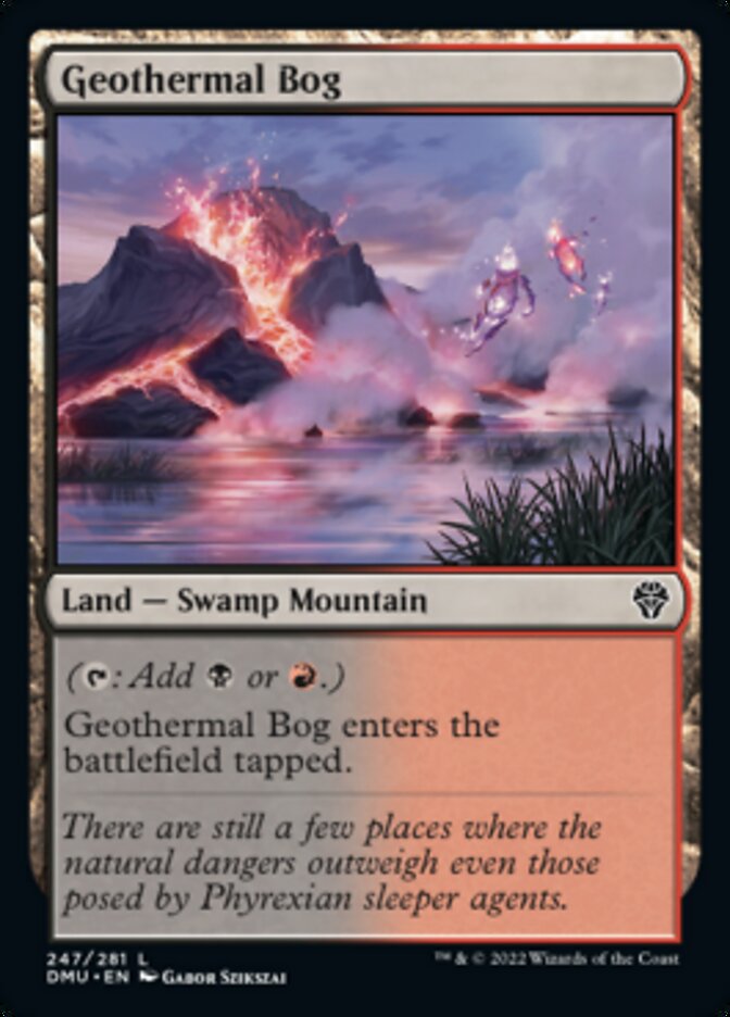 Geothermal Bog [Dominaria United] | Jomio and Rueliete's Cards and Comics
