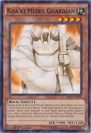 Koa'ki Meiru Guardian (Shatterfoil) [BP03-EN056] Rare | Jomio and Rueliete's Cards and Comics