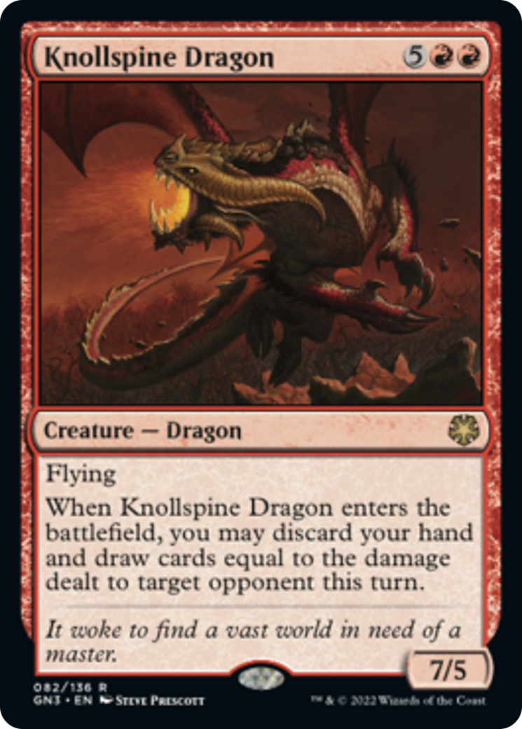 Knollspine Dragon [Game Night: Free-for-All] | Jomio and Rueliete's Cards and Comics