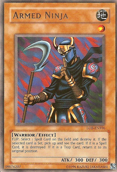 Armed Ninja [LOB-EN106] Rare | Jomio and Rueliete's Cards and Comics