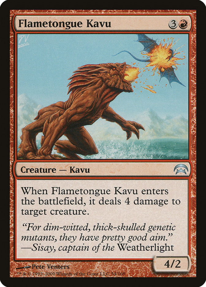 Flametongue Kavu [Planechase] | Jomio and Rueliete's Cards and Comics