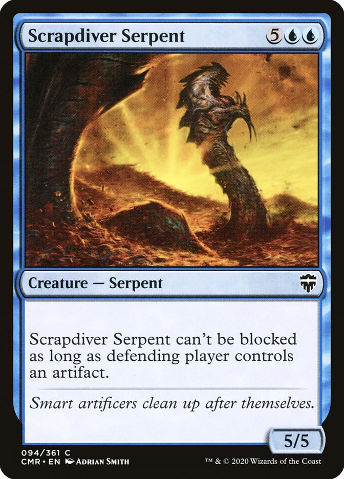 Scrapdiver Serpent [Commander Legends] | Jomio and Rueliete's Cards and Comics