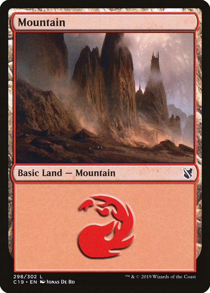 Mountain (298) [Commander 2019] | Jomio and Rueliete's Cards and Comics