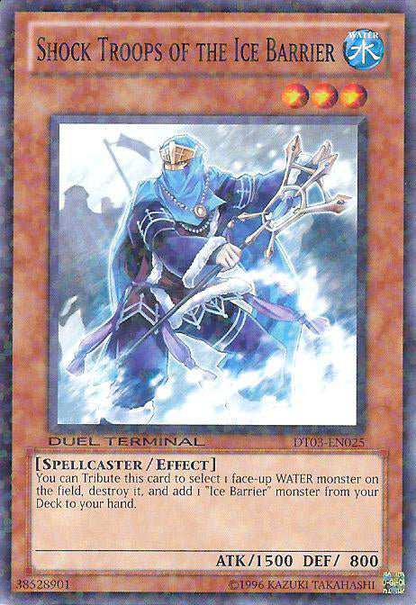 Shock Troops of the Ice Barrier [DT03-EN025] Common | Jomio and Rueliete's Cards and Comics