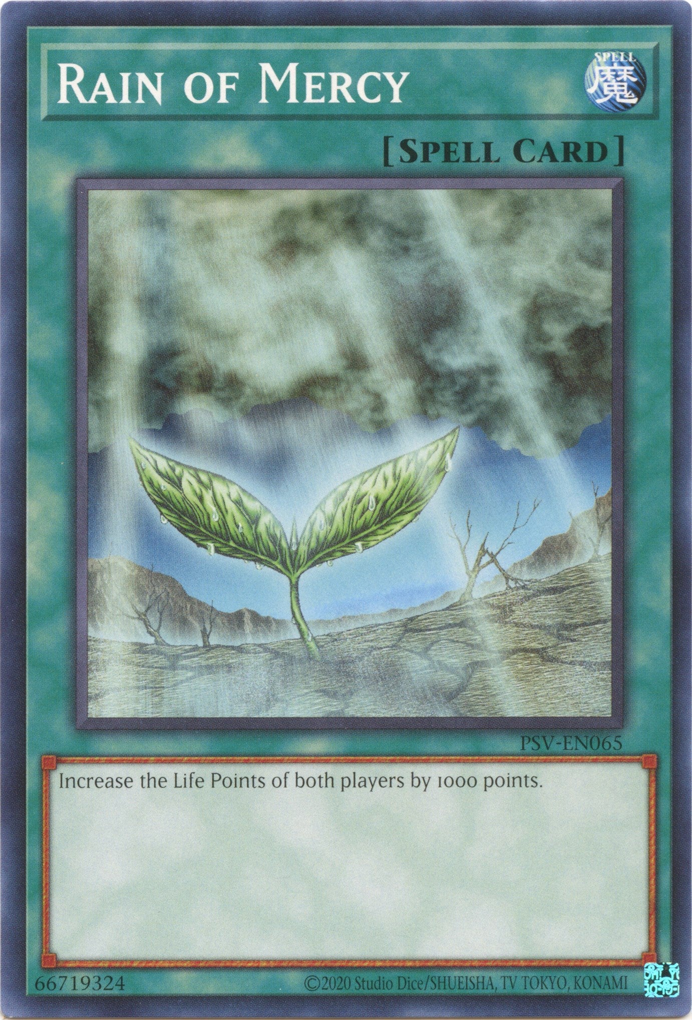 Rain of Mercy (25th Anniversary) [PSV-EN065] Common | Jomio and Rueliete's Cards and Comics