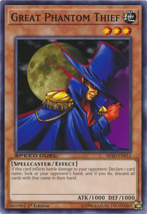 Great Phantom Thief [SBAD-EN012] Common | Jomio and Rueliete's Cards and Comics