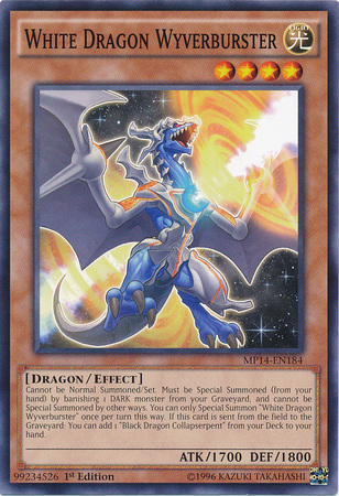 White Dragon Wyverburster [MP14-EN184] Common | Jomio and Rueliete's Cards and Comics