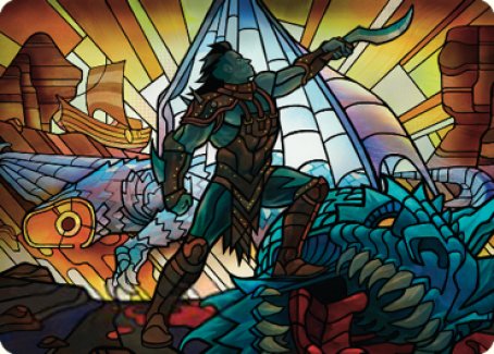 Astor, Bearer of Blades Art Card [Dominaria United Art Series] | Jomio and Rueliete's Cards and Comics