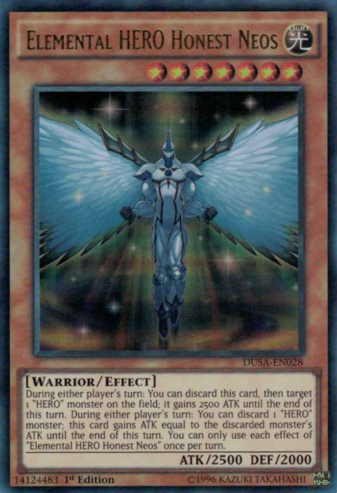 Elemental HERO Honest Neos [DUSA-EN028] Ultra Rare | Jomio and Rueliete's Cards and Comics