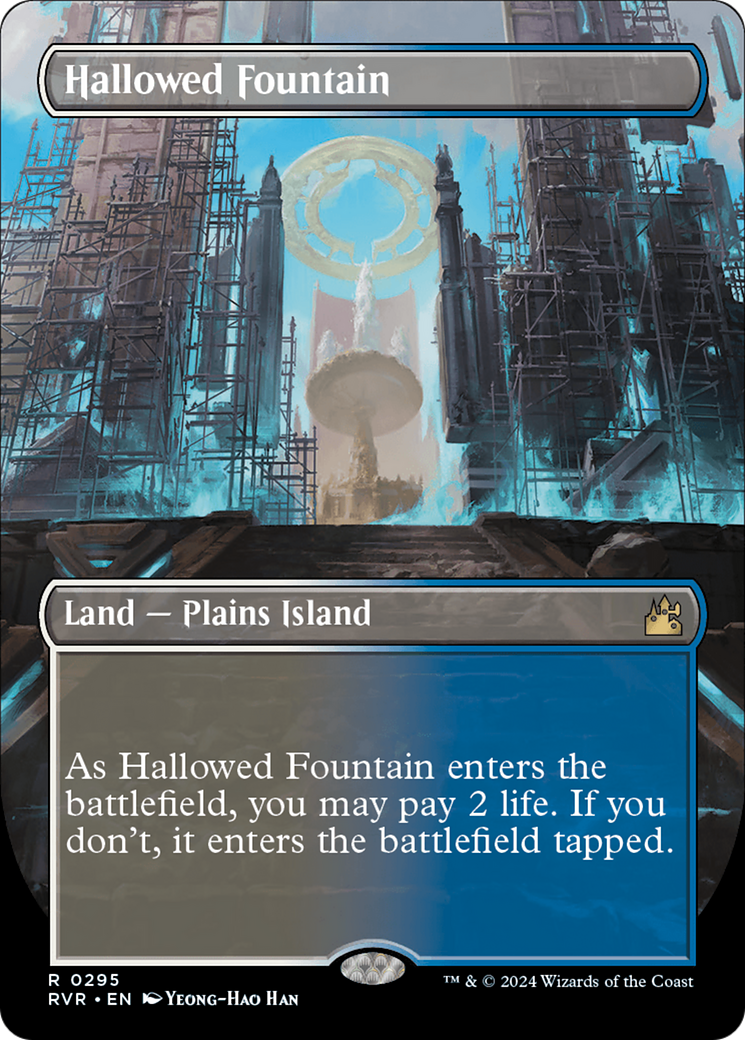 Hallowed Fountain (Borderless) [Ravnica Remastered] | Jomio and Rueliete's Cards and Comics